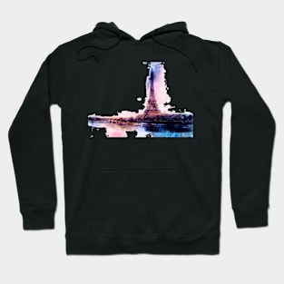 Eiffel tower Paris painting Hoodie